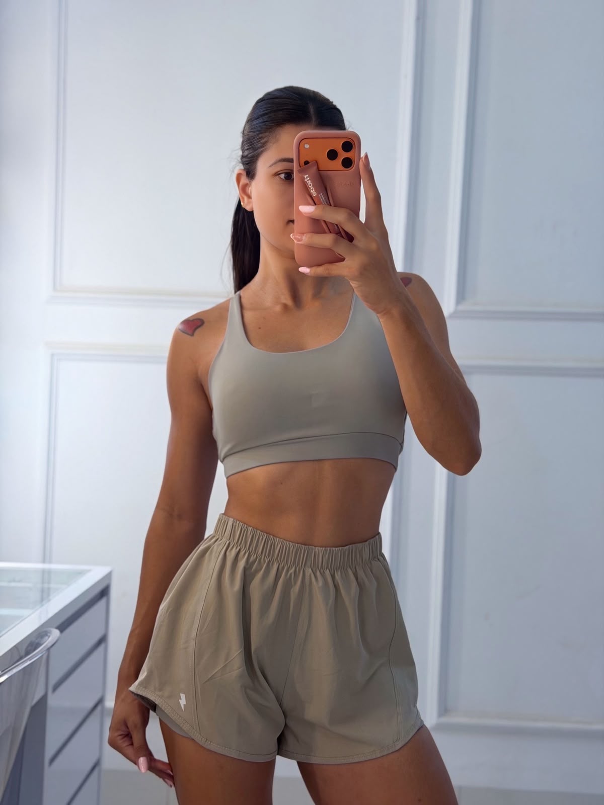 Conjunto Short Duplo Verde Oliva